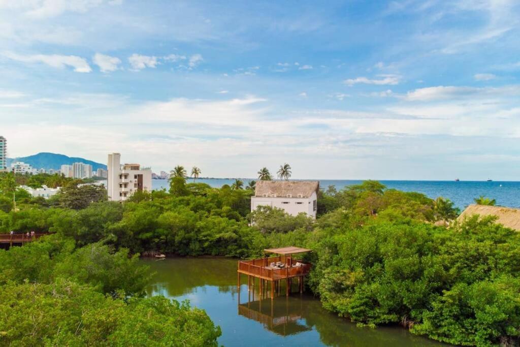 Apartamento Encantador Samaria Club De Playa, 3 Alcobas 6 Personas Playa Privada Санта Марта Екстериор снимка