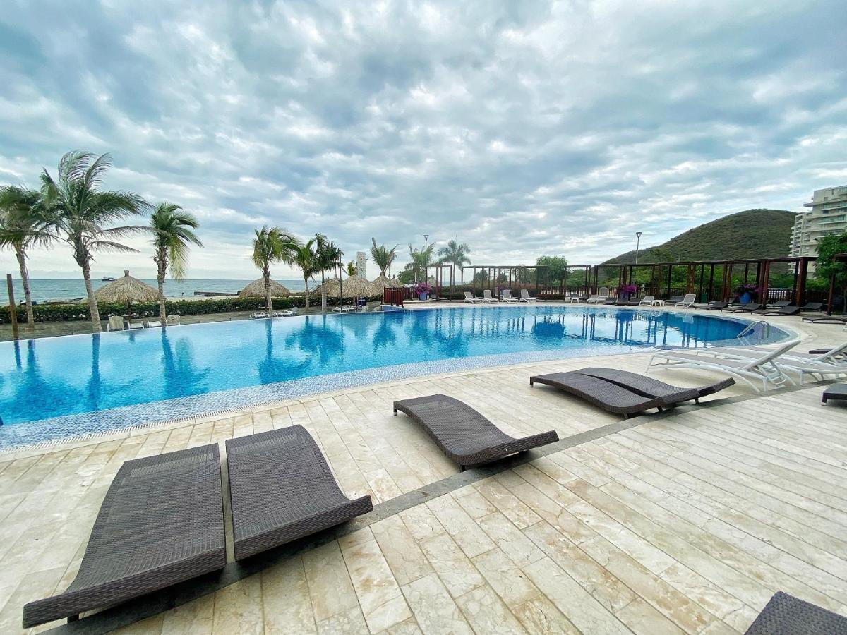 Apartamento Encantador Samaria Club De Playa, 3 Alcobas 6 Personas Playa Privada Санта Марта Екстериор снимка