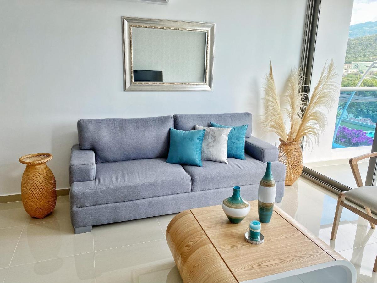 Apartamento Encantador Samaria Club De Playa, 3 Alcobas 6 Personas Playa Privada Санта Марта Екстериор снимка