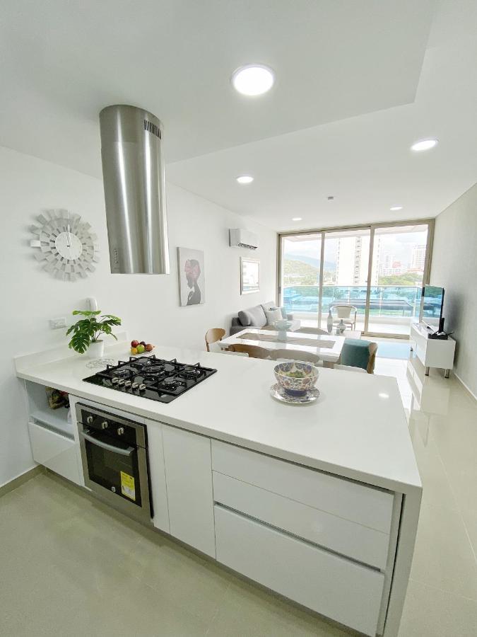 Apartamento Encantador Samaria Club De Playa, 3 Alcobas 6 Personas Playa Privada Санта Марта Екстериор снимка