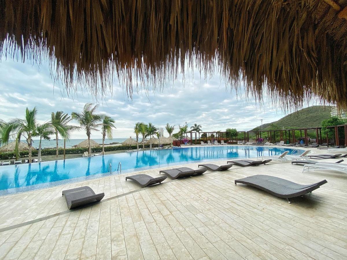 Apartamento Encantador Samaria Club De Playa, 3 Alcobas 6 Personas Playa Privada Санта Марта Екстериор снимка