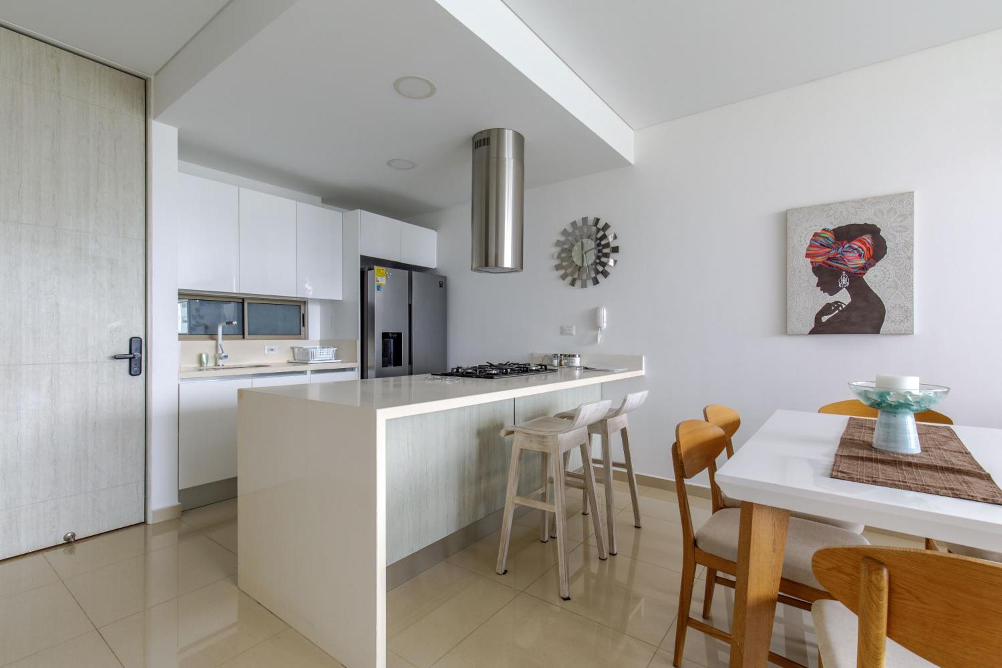 Apartamento Encantador Samaria Club De Playa, 3 Alcobas 6 Personas Playa Privada Санта Марта Екстериор снимка